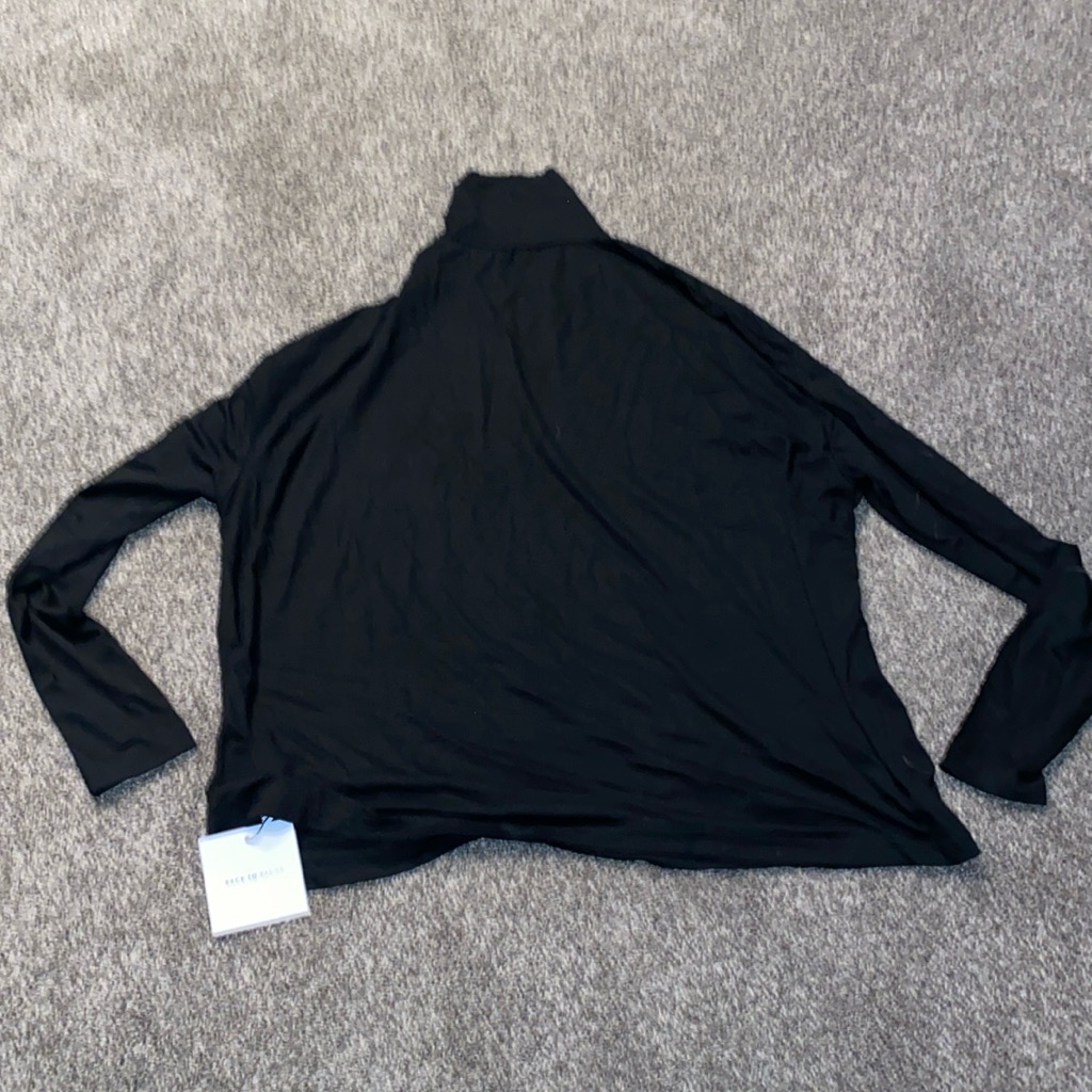 Black Turtleneck Basic Layer.